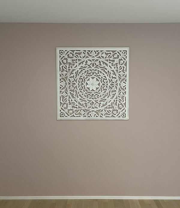Sorgfältig frisch gestrichene Wand von Mister Flury